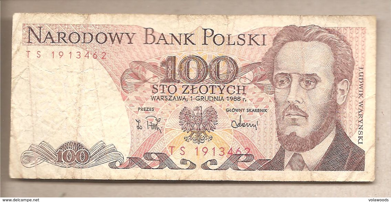 Polonia - Banconota Circolata Da 100 Zloty P-143e.2 - 1988 - Pologne