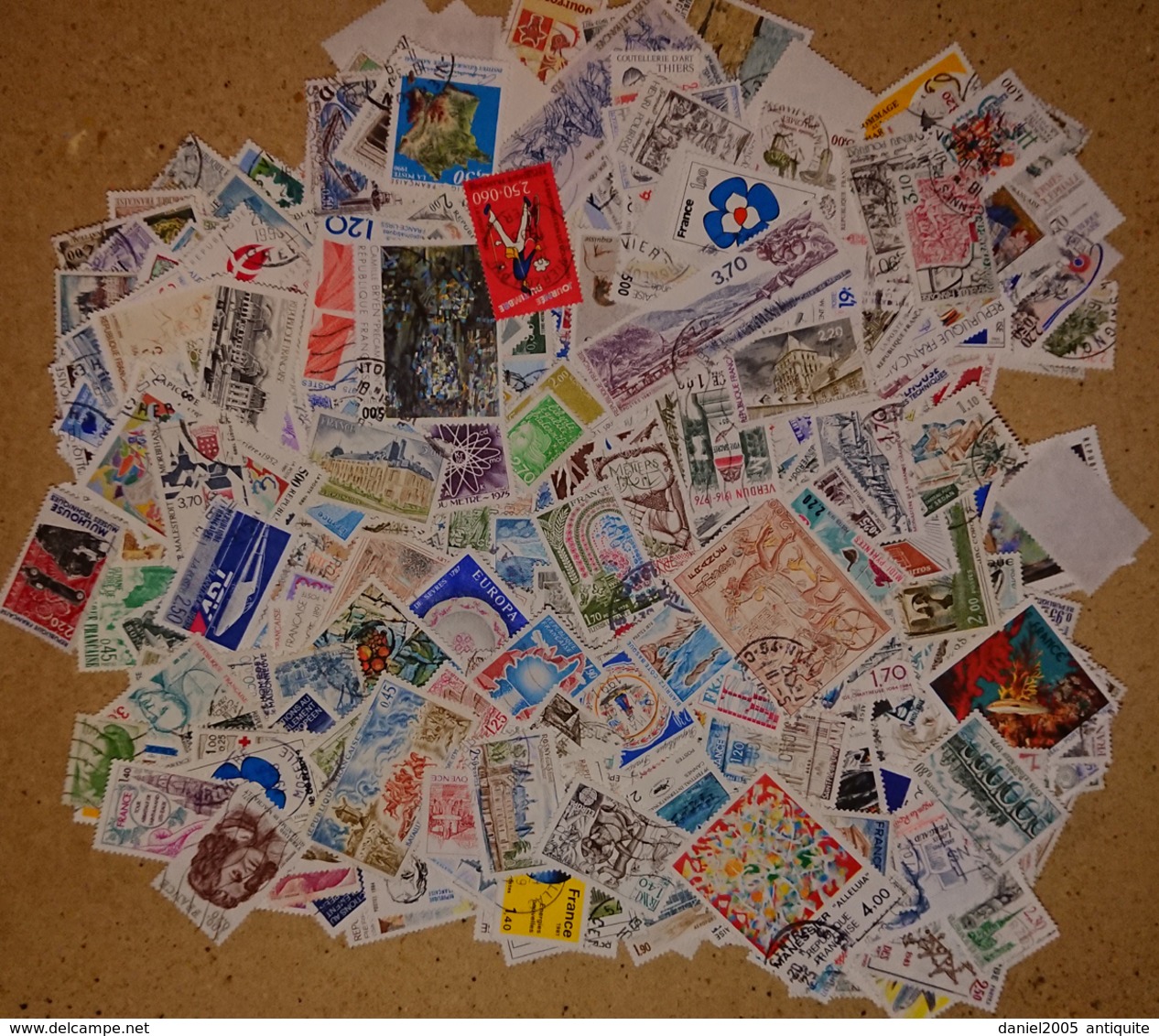 FRANCE - Lot De 1000 Timbres  Français  Oblitérés  ,décollés - Vrac (min 1000 Timbres)