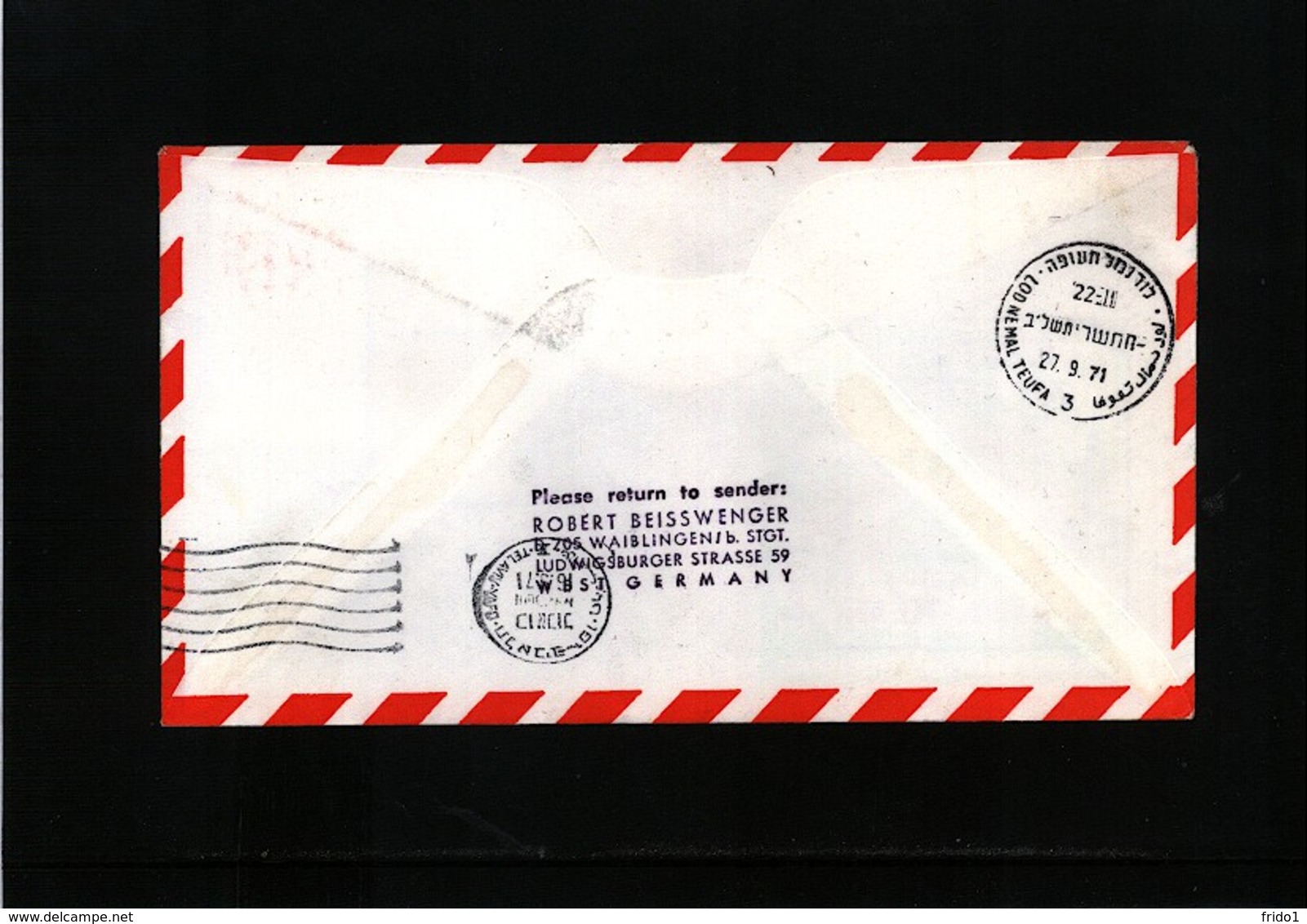 USA 1971 TWA First Flight 747 New York - Tel Aviv - Covers & Documents