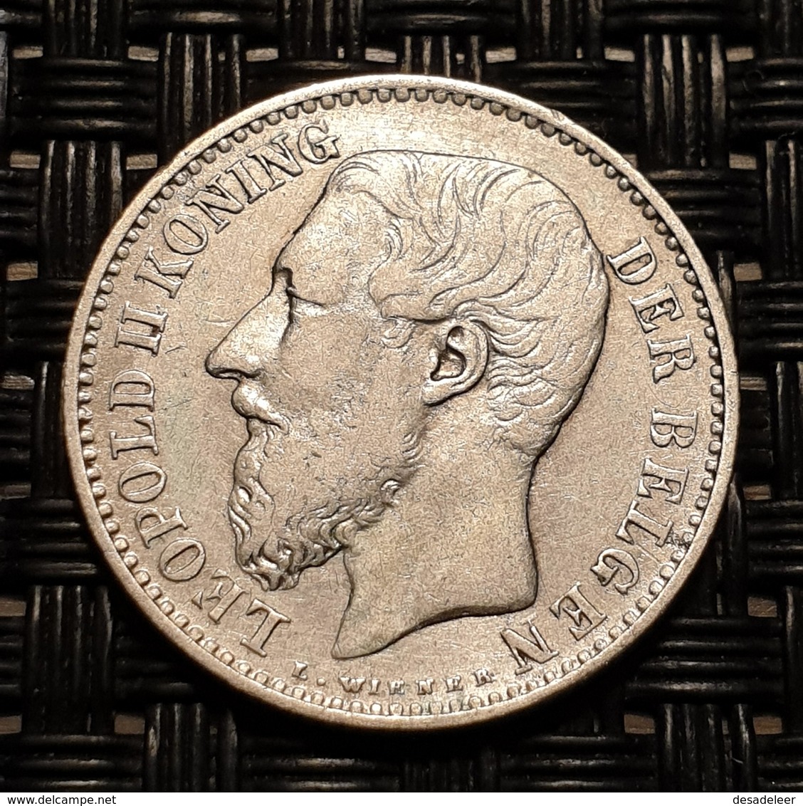 Belgium 1 Franc 1886 (NLD - L. WIENER) - 1 Franc