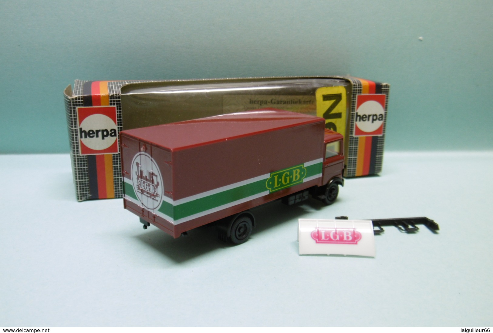 Herpa - CAMION MERCEDES BENZ LGB Réf. 814392 Neuf NBO HO 1/87 - Véhicules Routiers