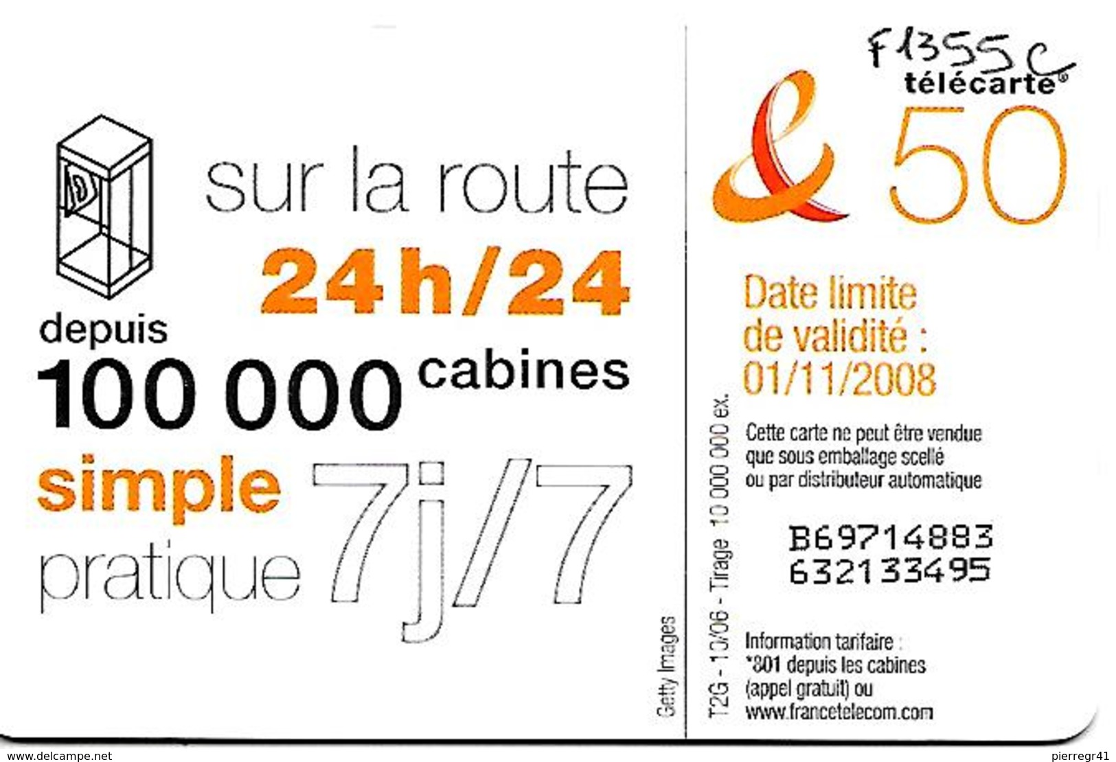 CARTE°-PUBLIC-50U-F1355C-GEM1-10/06-DANSE 1-UTILISE-TBE - 2006