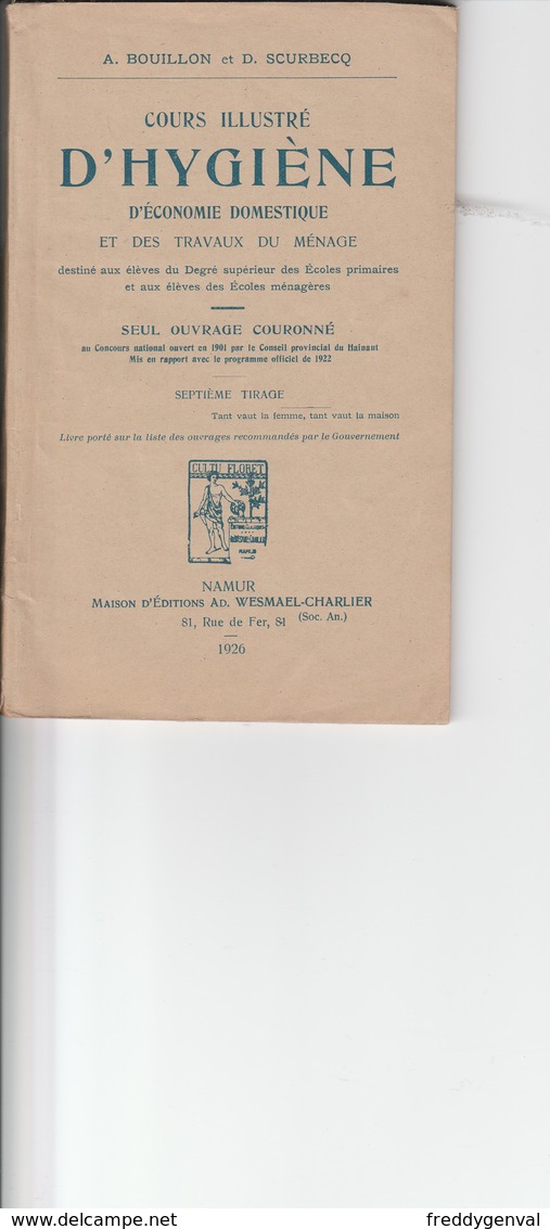 HYGIENE: COURS ILLUSTRE D'HYGIENE, D'ECONOMIE DOMESTIQUE ET DES TRAVAUX DU MENAGE - Non Classés