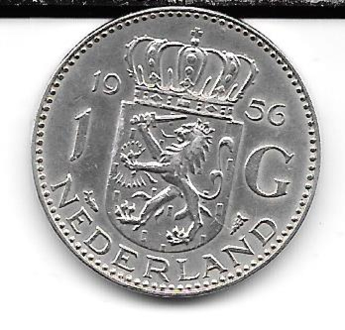 Pièce 1 Gulden De 1956 Argent : TTB. - 1948-1980 : Juliana