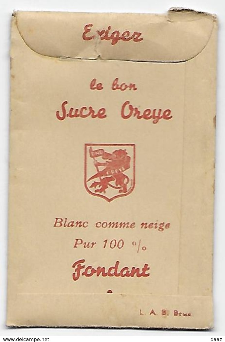 Publicité Sucre Oreye  Chromos Famille Royale De Belgique La Reine Astrid 5x8 - Autres & Non Classés