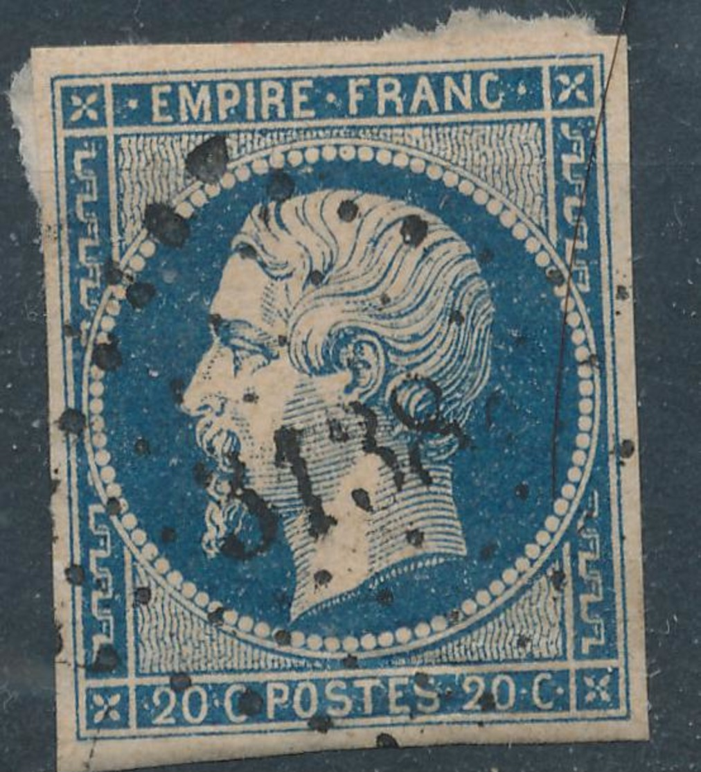 N°14 VARIETE   + PETITS CHIFFRES OU AUTRES + VALUE - 1862 Napoléon III