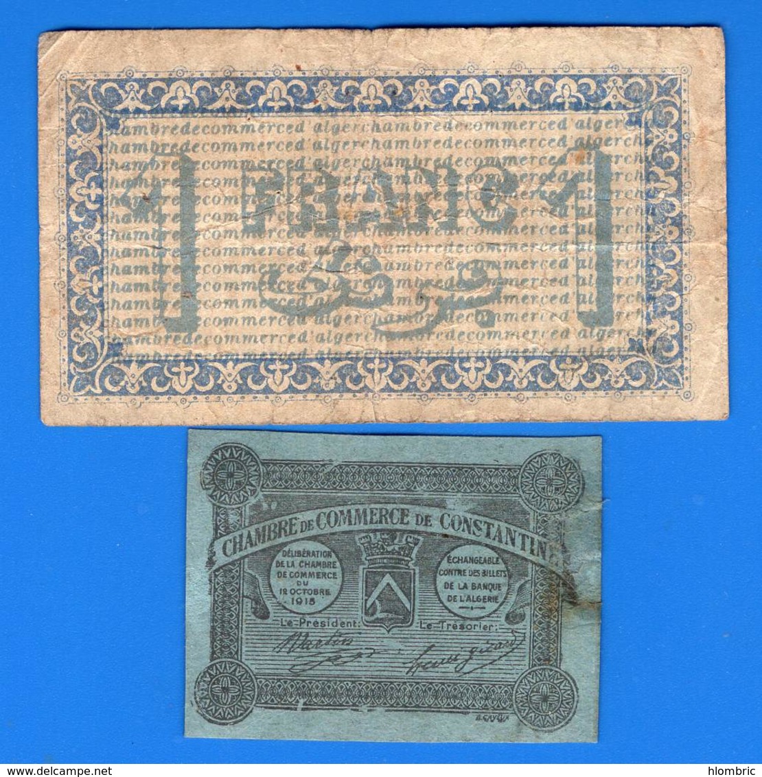 Algerie  2  Billets - Algérie