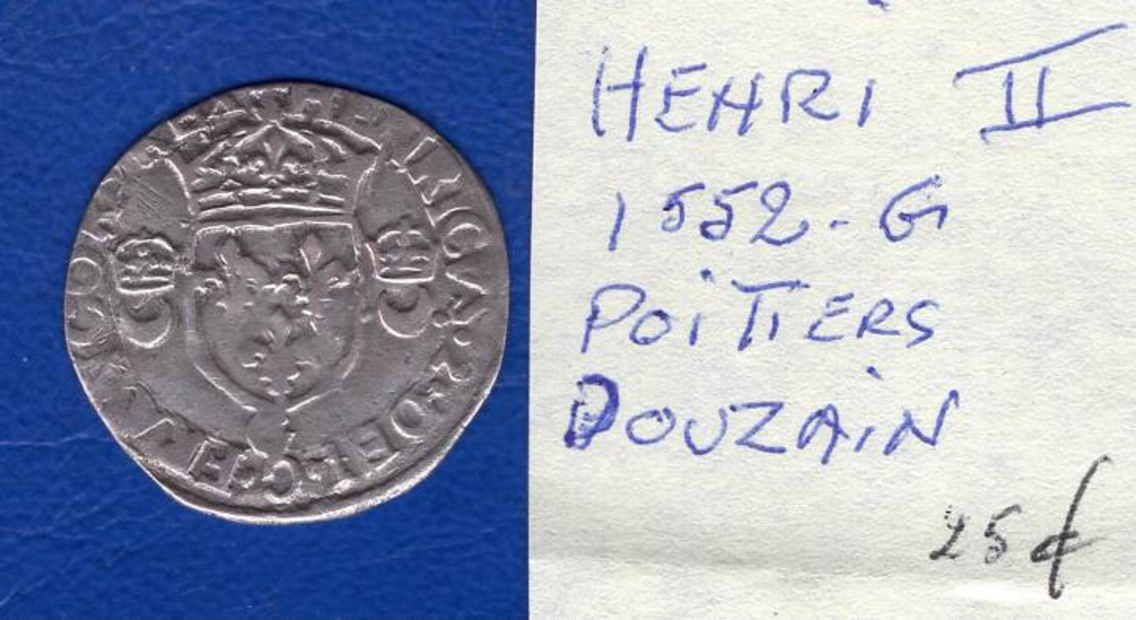 Henri  2  1552 G  Poitiers  Douzain - 1547-1559 Henri II