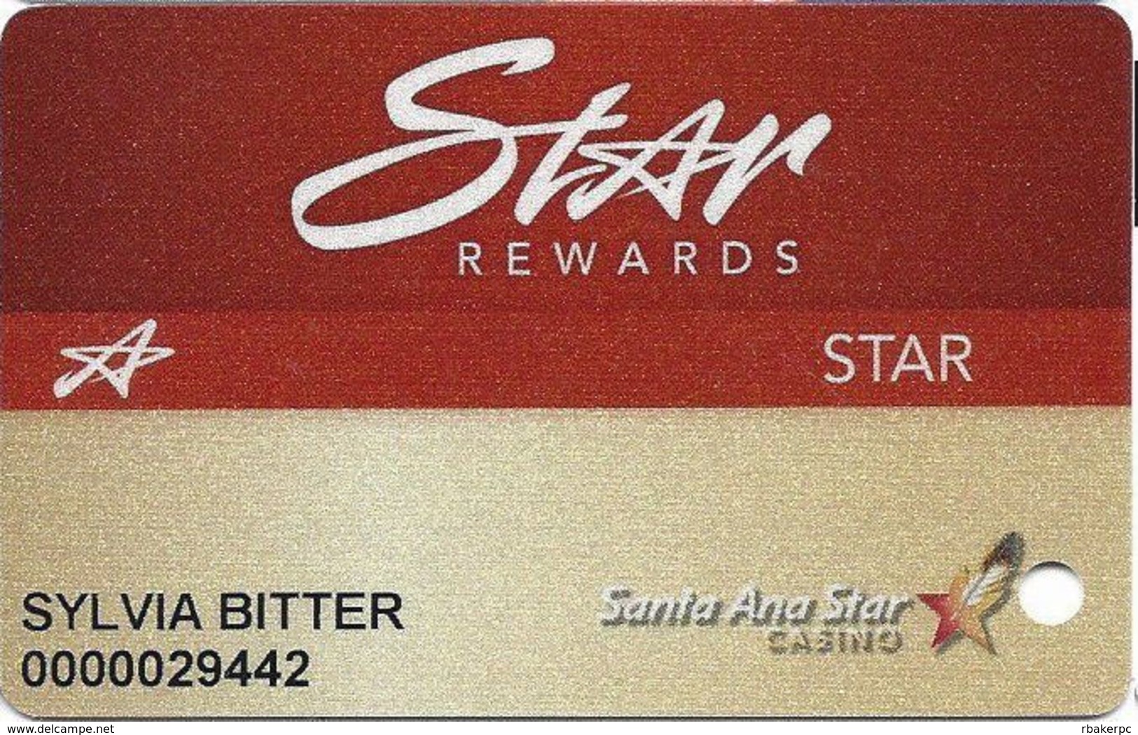 Santa Ana Star Casino - Santa Ana Pueblo, NM - 11th Issue Slot Card - Cartes De Casino