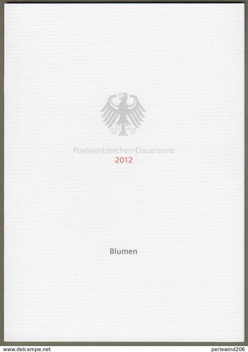 Bund: Minister Card - Ministerkarte Typ VII , Mi-Nr. 2969 ESST " Dauerserie Blumen 240 C - Prachtkerze - " !     X - Lettres & Documents