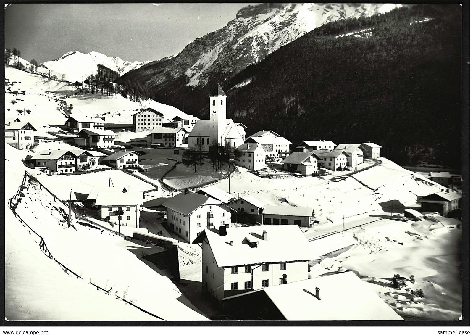 Neugraun / Vinchgau  -  Curon Nuova / Venosta  -  Im Winter  -  Ansichtskarte Ca. 1971    (9571) - Bolzano (Bozen)