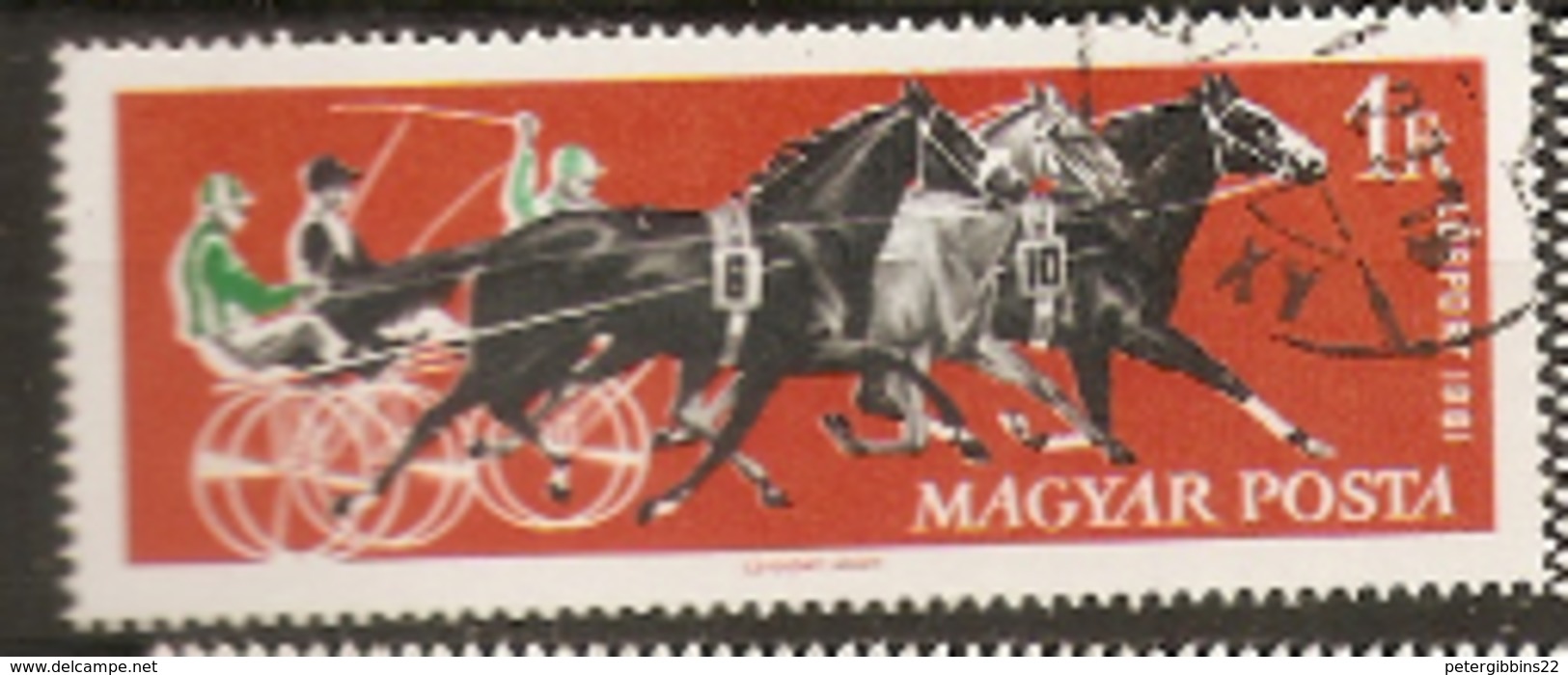 Hungary  1961  SG  1760 Racehorses   Fine Used - Chevaux