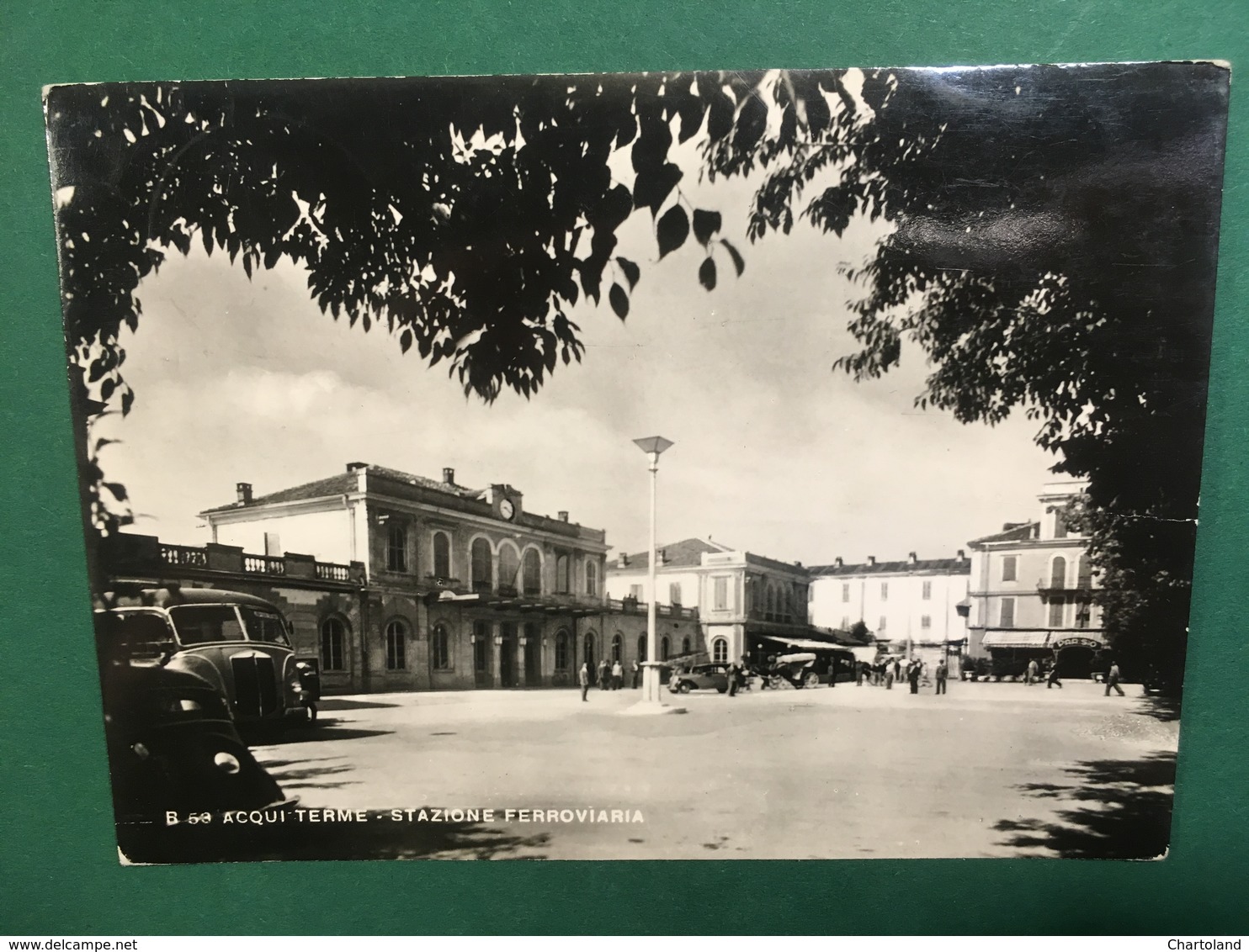 Cartolina Acqui Terme - Stazione Ferroviaria - 1965 - Alessandria