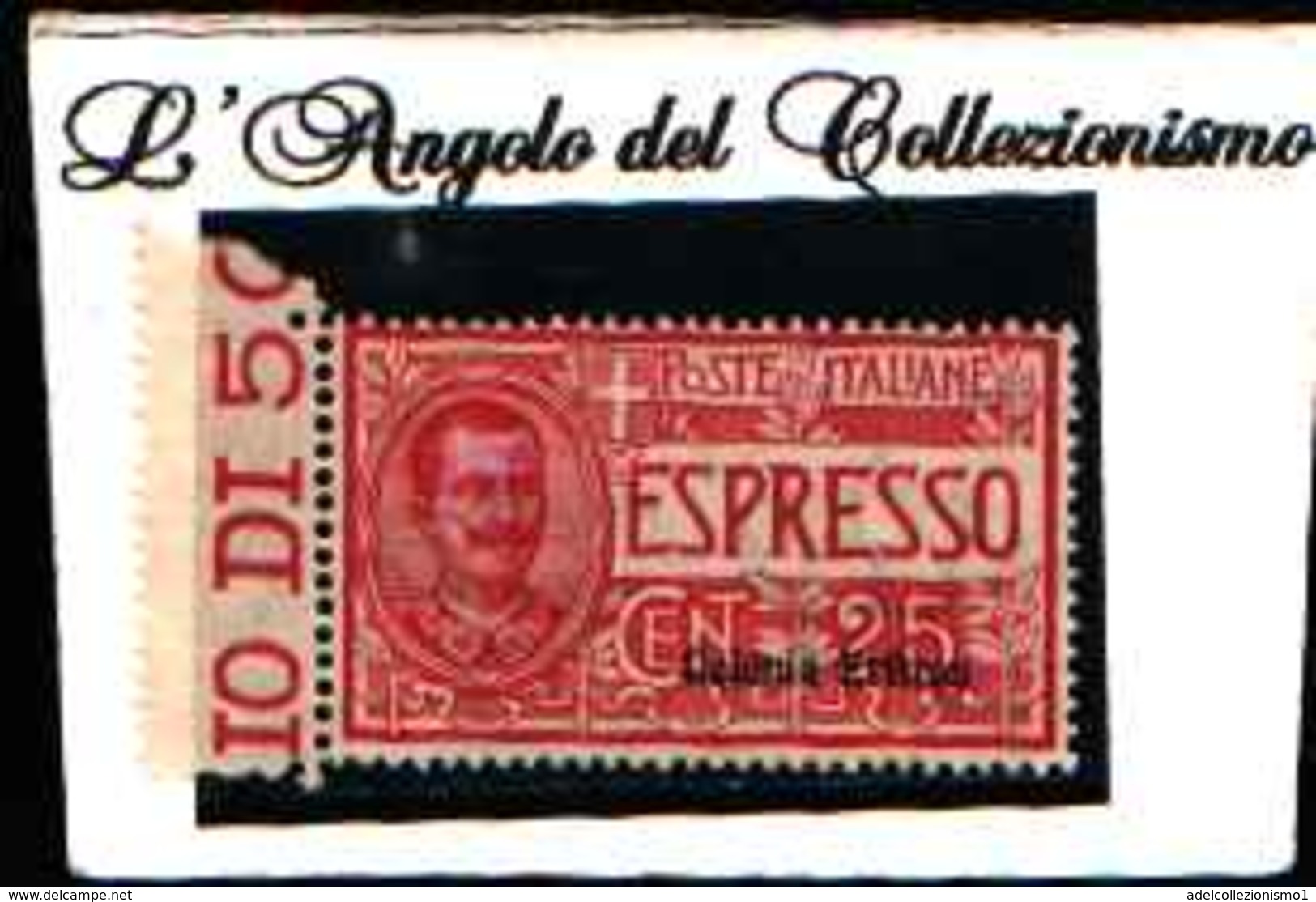 90176) ERITREA-Espressi Tipo Floreale- 1907-25 C. Effigie Di Vittorio Emanuele III E Ornamenti Floreali-MNH** - Erythrée