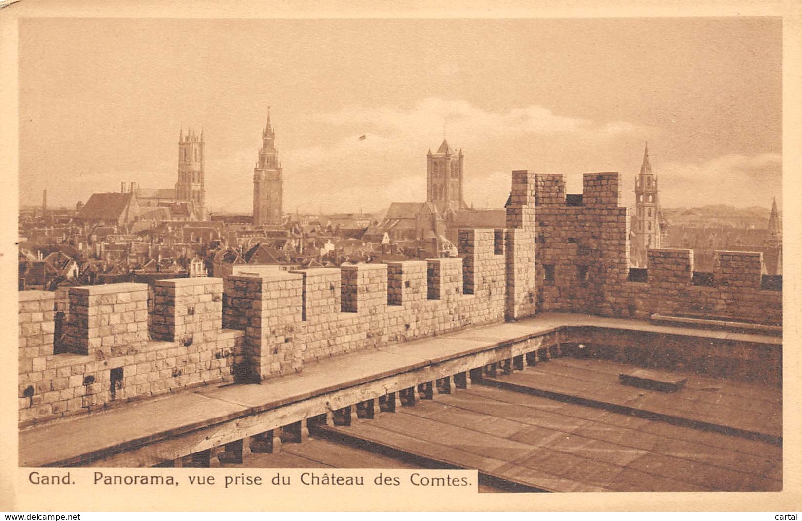 GAND - Panorama, Vue Prise Du Château Des Comtes - Gent