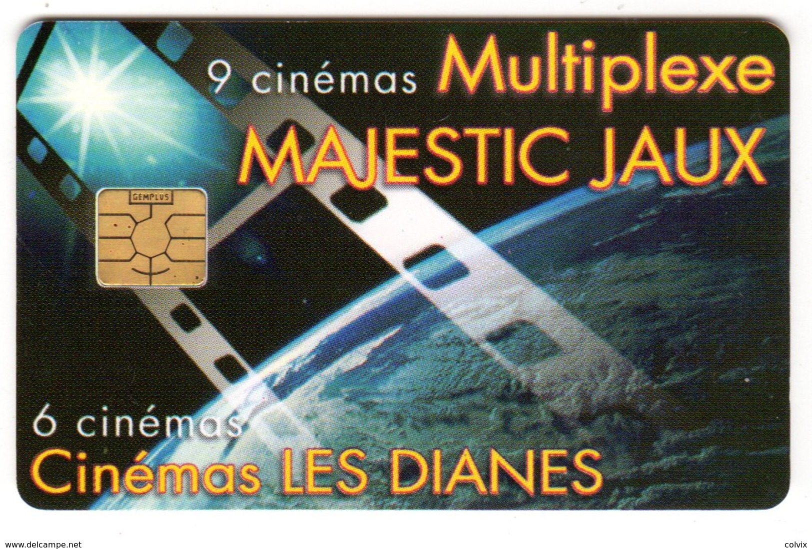 FRANCE CARTE CINEMA à Puce MULTIPLEXE MAJESTIC JAUX Cinéma Les Dianes - Cinéma