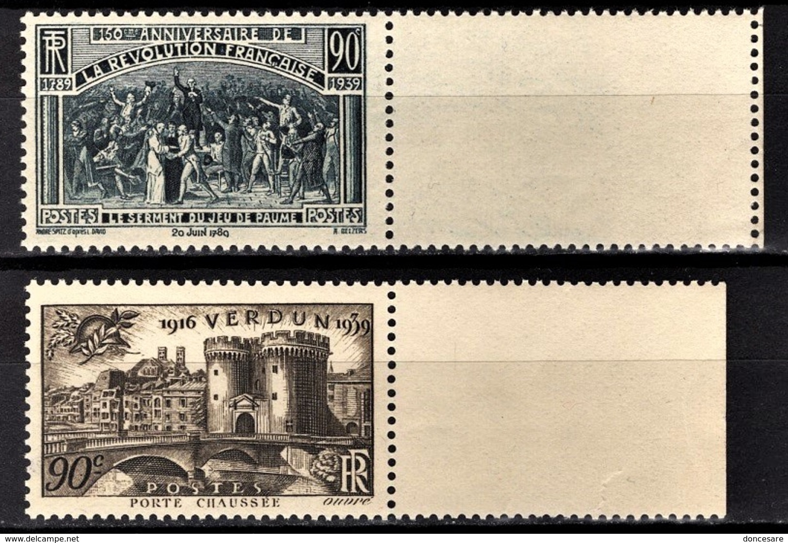 FRANCE 1939 -  Y.T. N° 444 ET 445 - NEUFS** - Unused Stamps