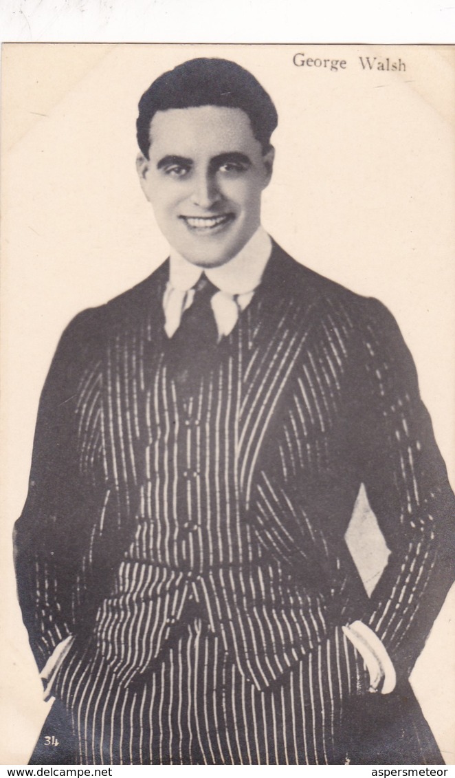 GEORGE WALSH. ACTOR. CIRCA 1940s - BLEUP - Artistes