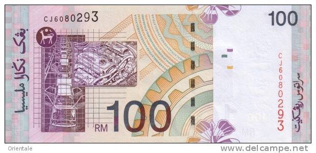 MALAYSIA P. 44d 100 R  2001  UNC - Malaysia
