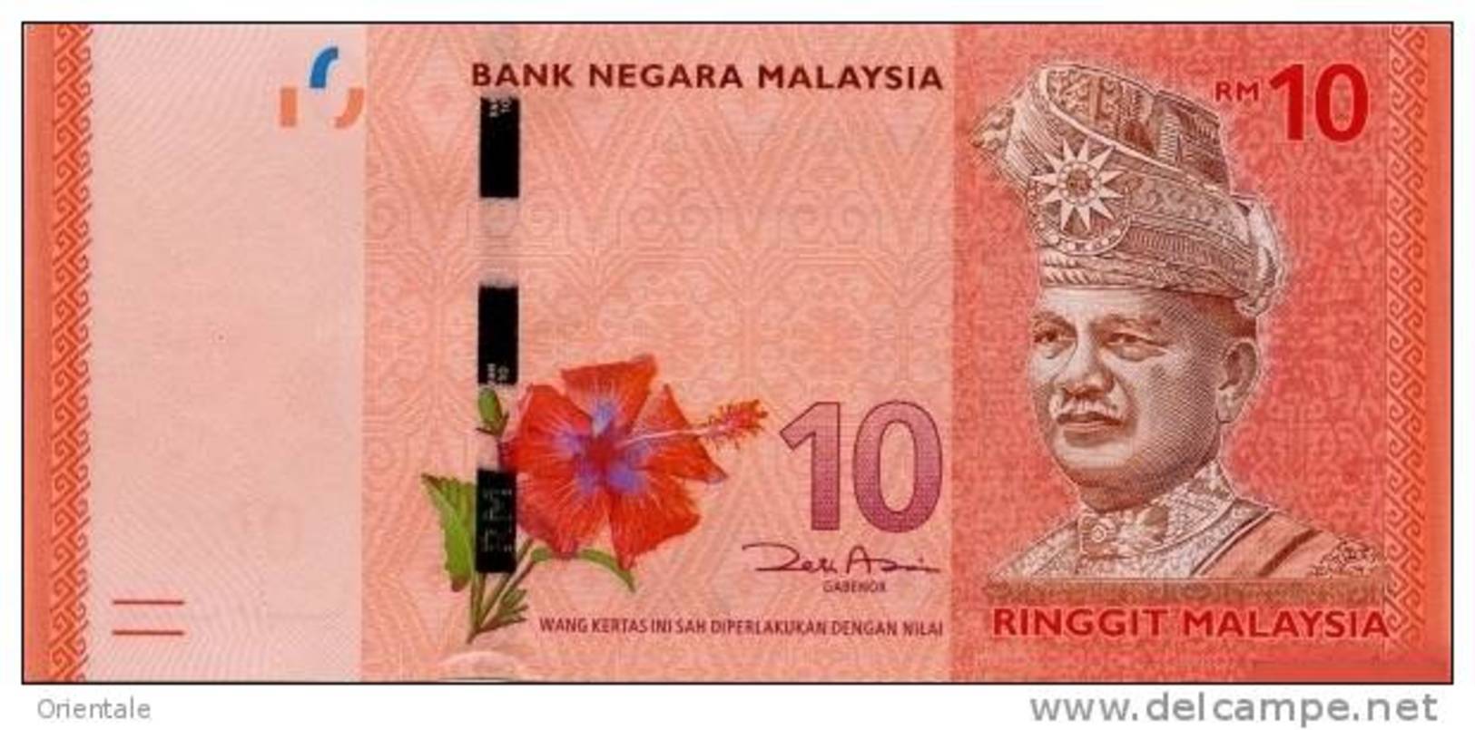 MALAYSIA P. 53 10 R 2012 UNC - Malaysie