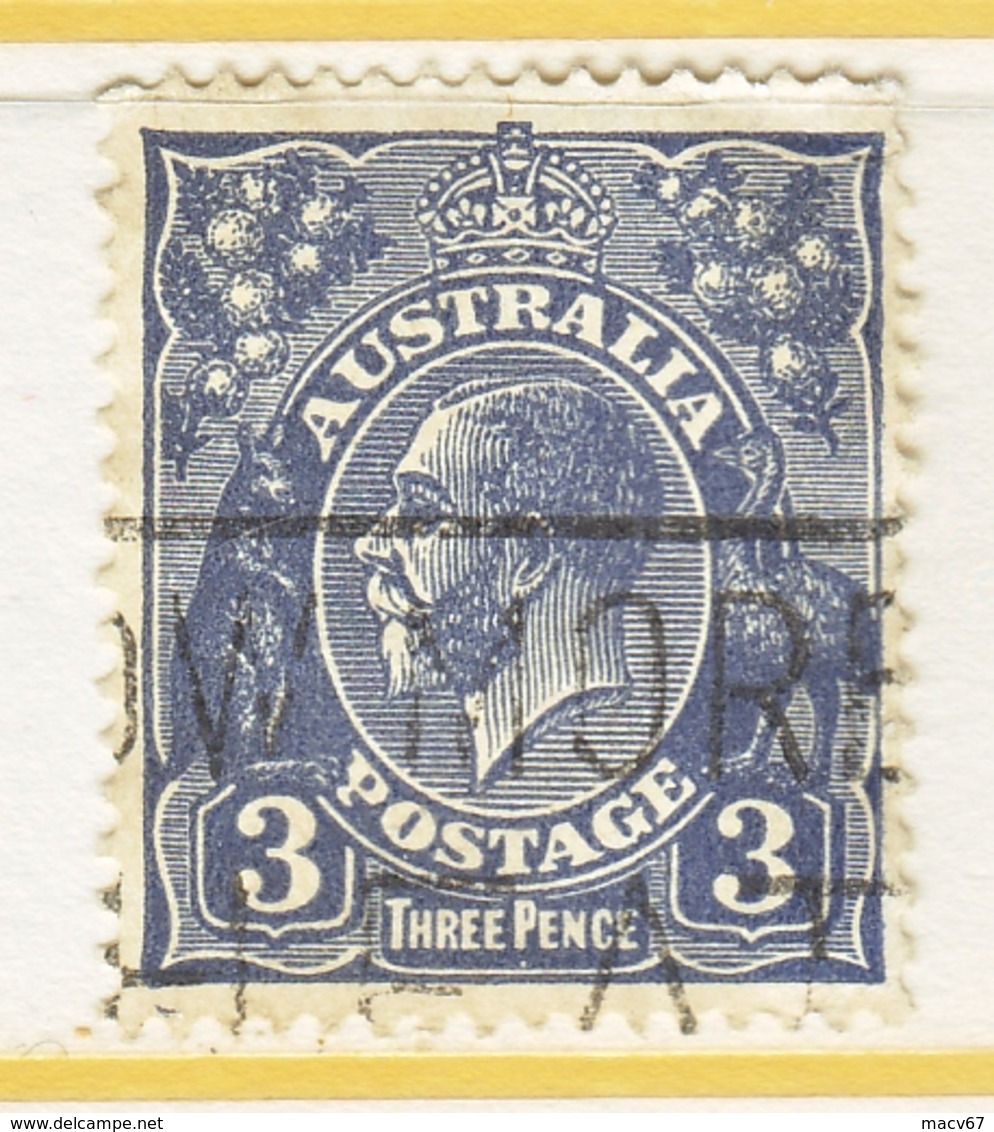 Australia 72b   Perf 14  (o)   Wmk 203  (SG 7)  1926 Issue - Used Stamps