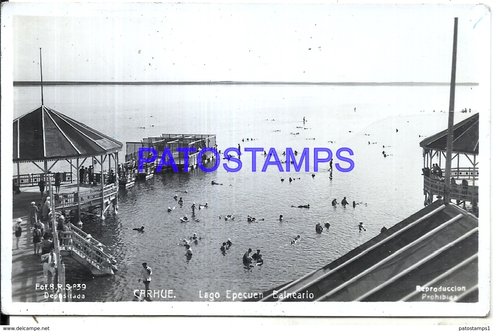 106302 ARGENTINA CARHUE BUENOS AIRES LAGO EPECUEN BALNEARIO POSTAL POSTCARD - Argentine