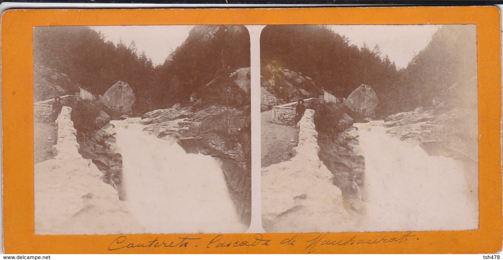 65----CAUTERETS--cascade De Mauhourat --voir Scan - Stereoscopic