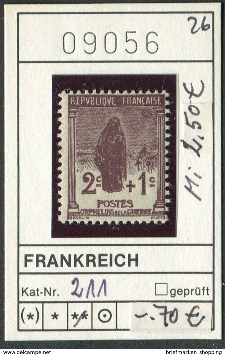 Frankreich - France - Francia -  Michel 211 - ** Mnh Neuf Postfris - - Neufs