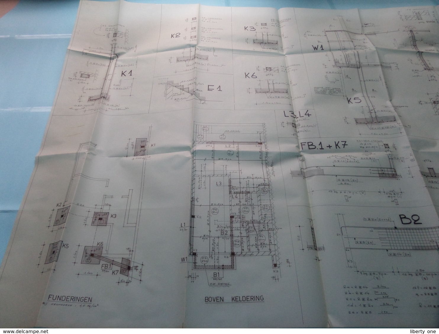 MACHELEN HEIRBAAN > Plan 1 + 2 + 3 ( Zie/voir Photo > Arch. Van Den Branden ) Schaal 2 En 5 Cm.p.m. > Anno 1974 ! - Architektur