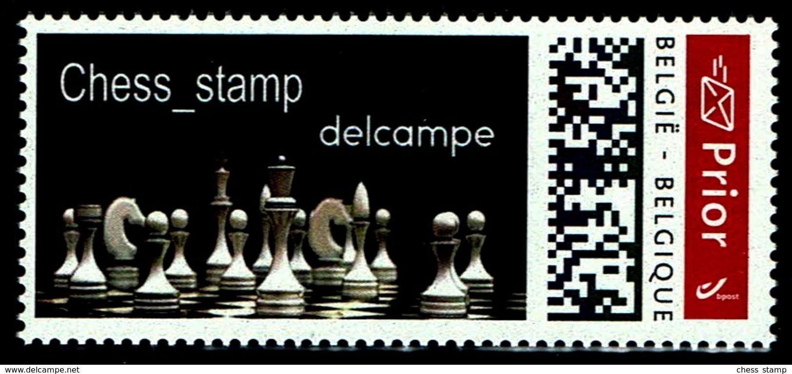 Belgien Belgie Belgium 2019 - Prior - Chess_stamp - Schaken