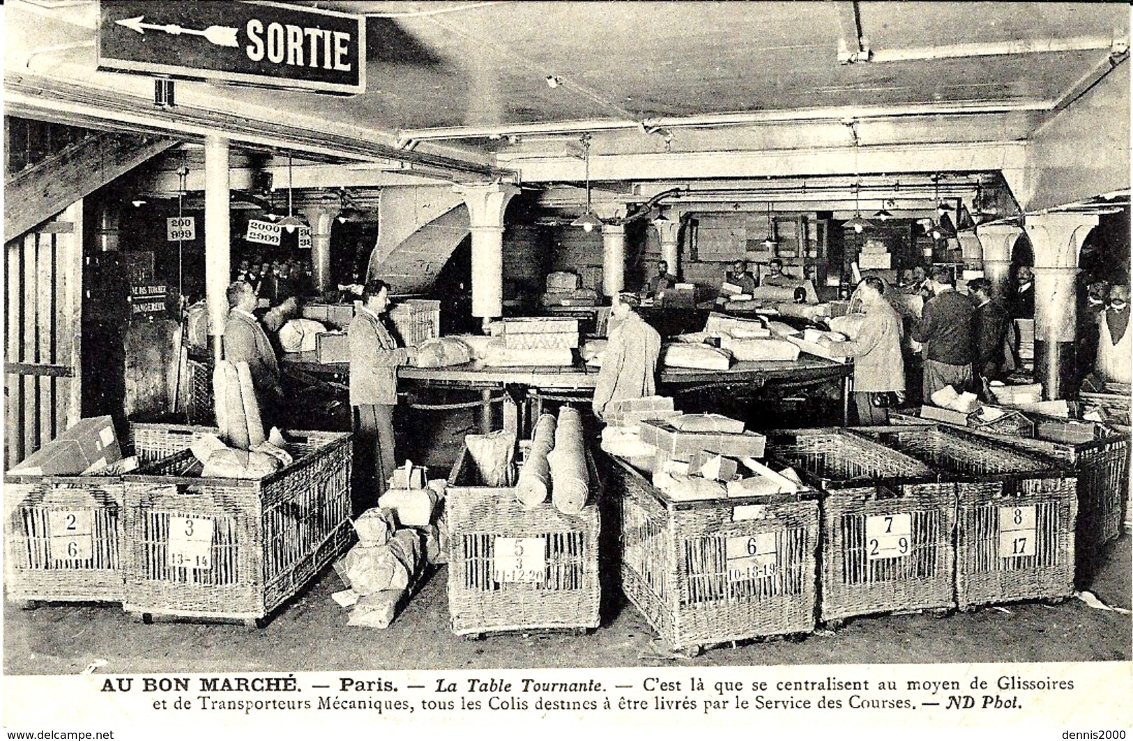 AU BON MARCHE - PARIS - La Table Tournante - Magasins