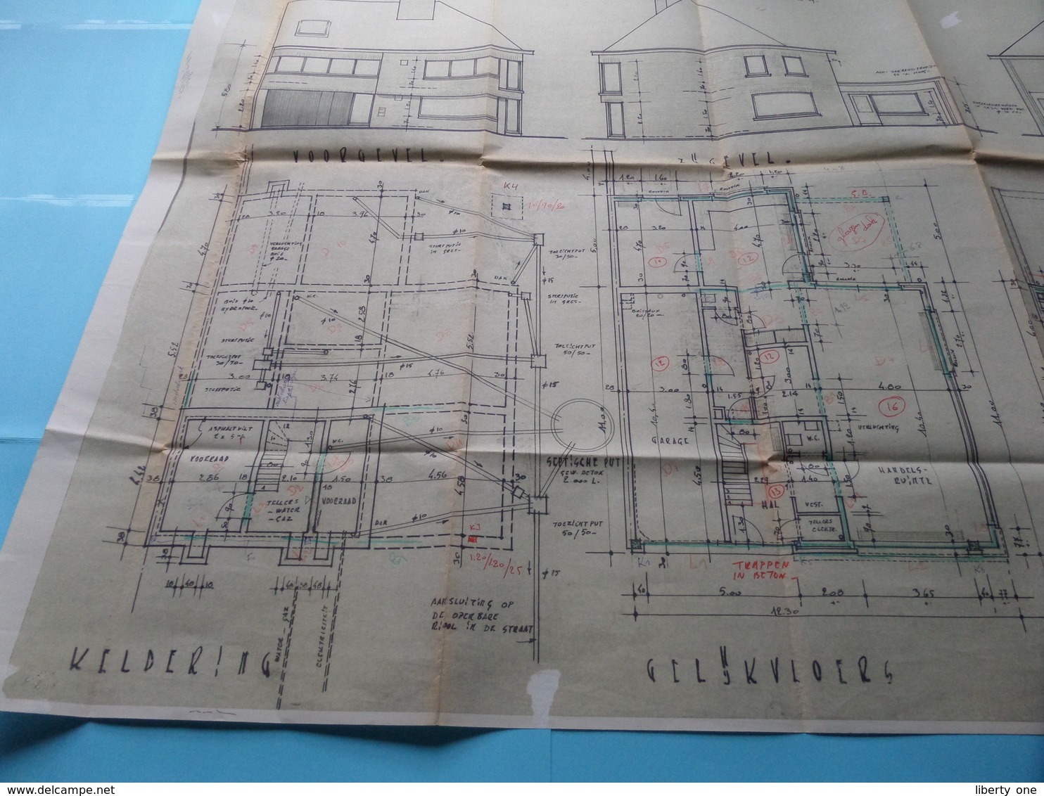 STEENOKKERZEEL HAMDREEF () Plan 4 X ( Zie Foto's > Arch. Van Den Branden ) Anno 1978 & 79 ! - Architecture