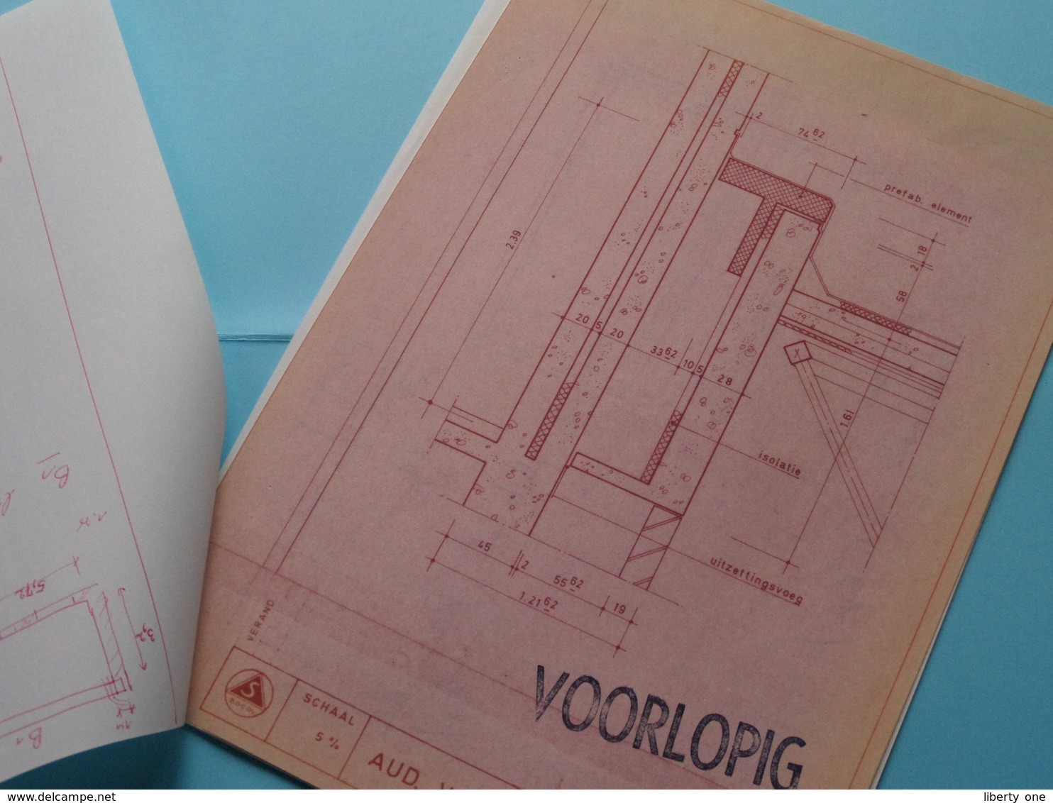 KRAAINEM Drève Des Mésanges 2 > Plan + Docu  ( Zie Foto's > Arch. G Bossuyt - W. Buelens ) Anno 1973 ! - Architektur