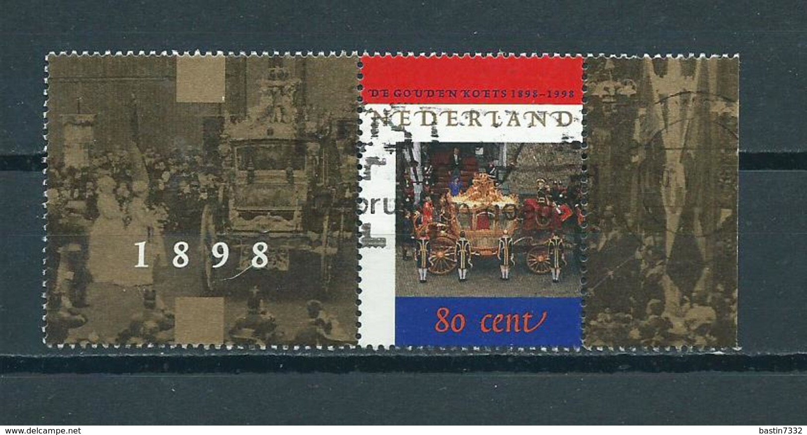 1998 Netherlands Golden Coach Used/gebruikt/oblitere - Gebruikt