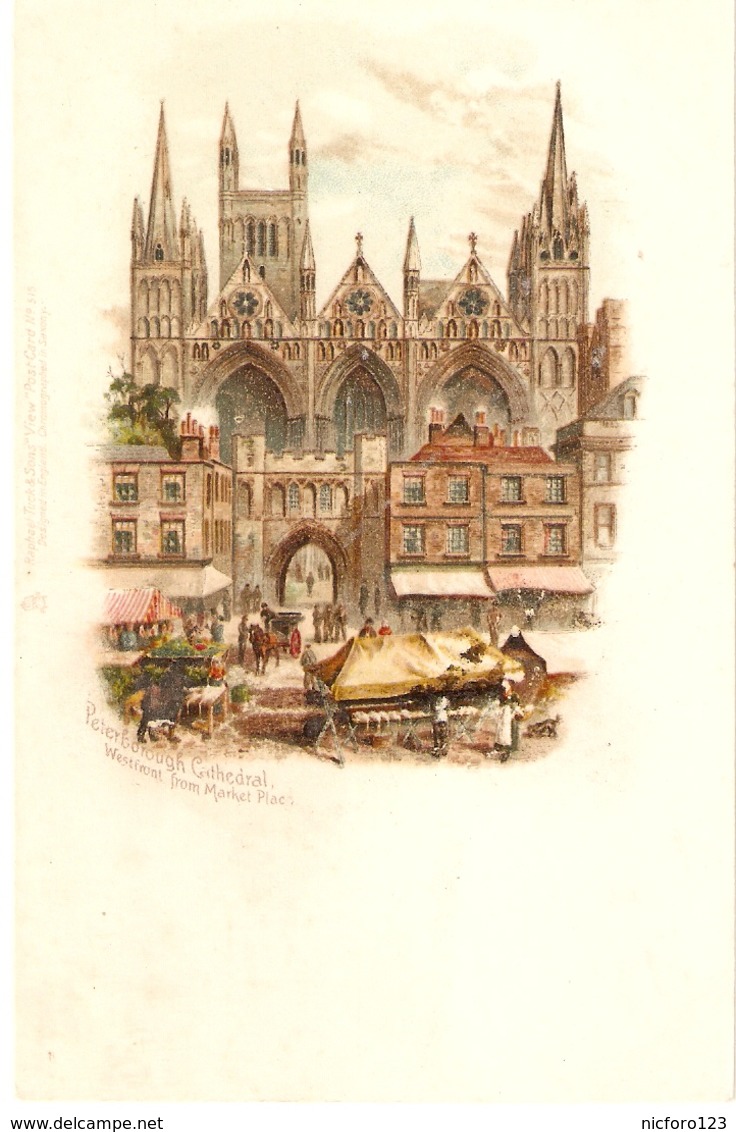 "Pterbrough Cathedral"  Tuck View Series Postcard #  515? - Tuck, Raphael