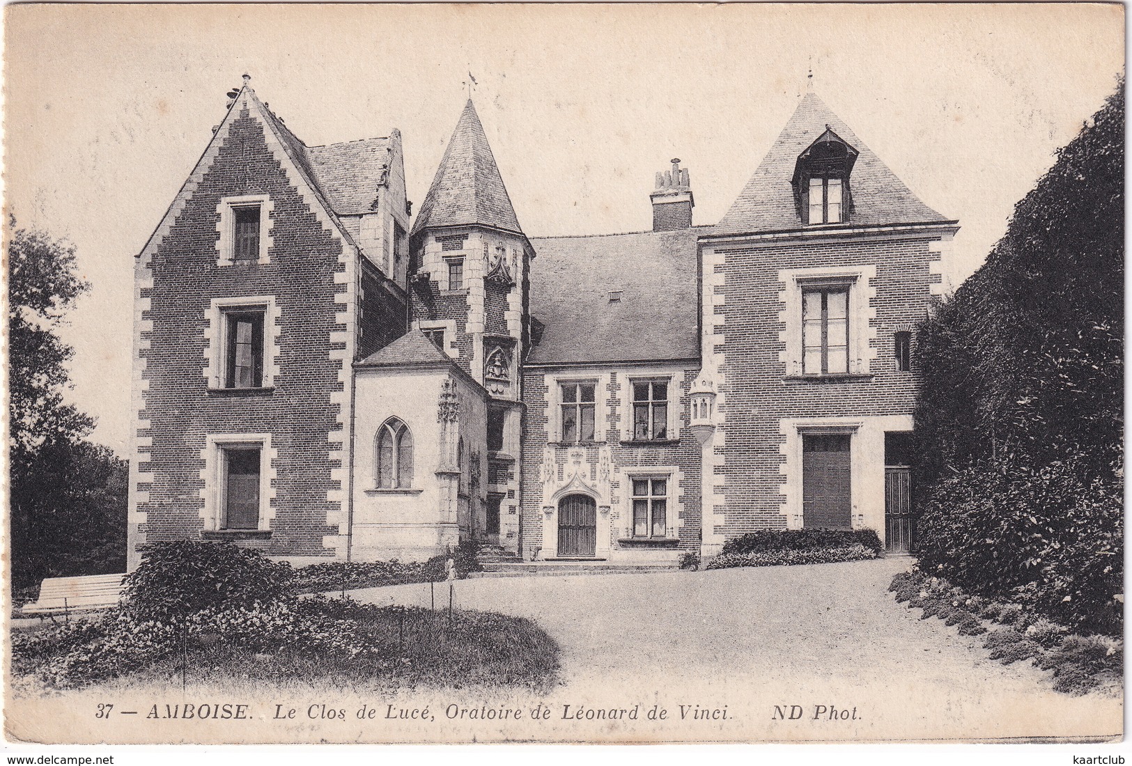 37 Amboise. - Le Clos De Lucé, Oratoire De Léonard De Vinci. - ND Phot. - Amboise