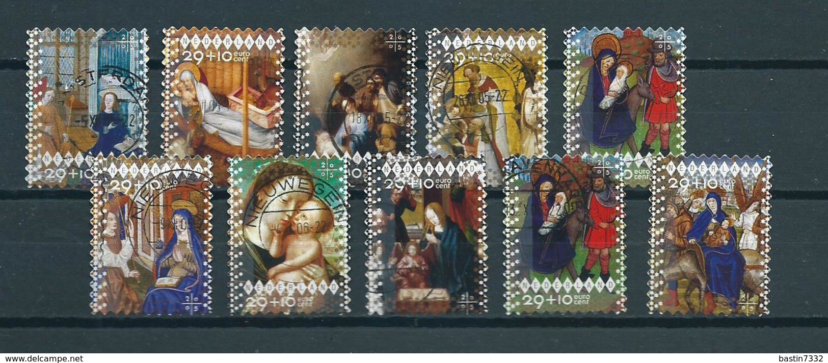 2005 Netherlands Complete Set Kerst,weihnachten,christmas Used/gebruikt/oblitere - Gebruikt