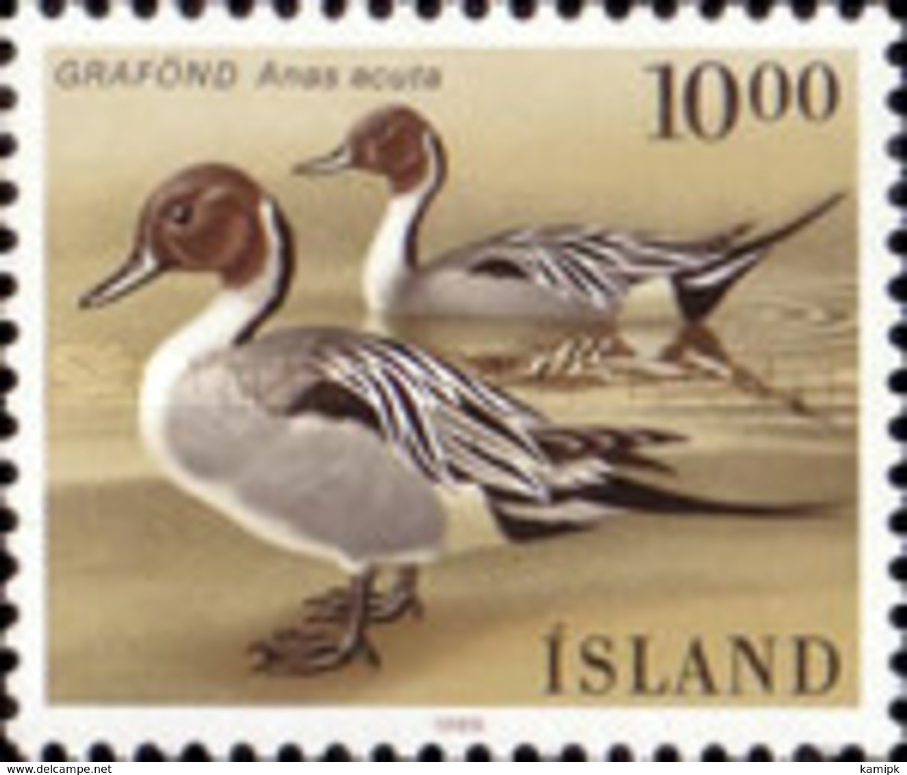 USED  STAMPS Iceland - Birds - 1986 - Used Stamps