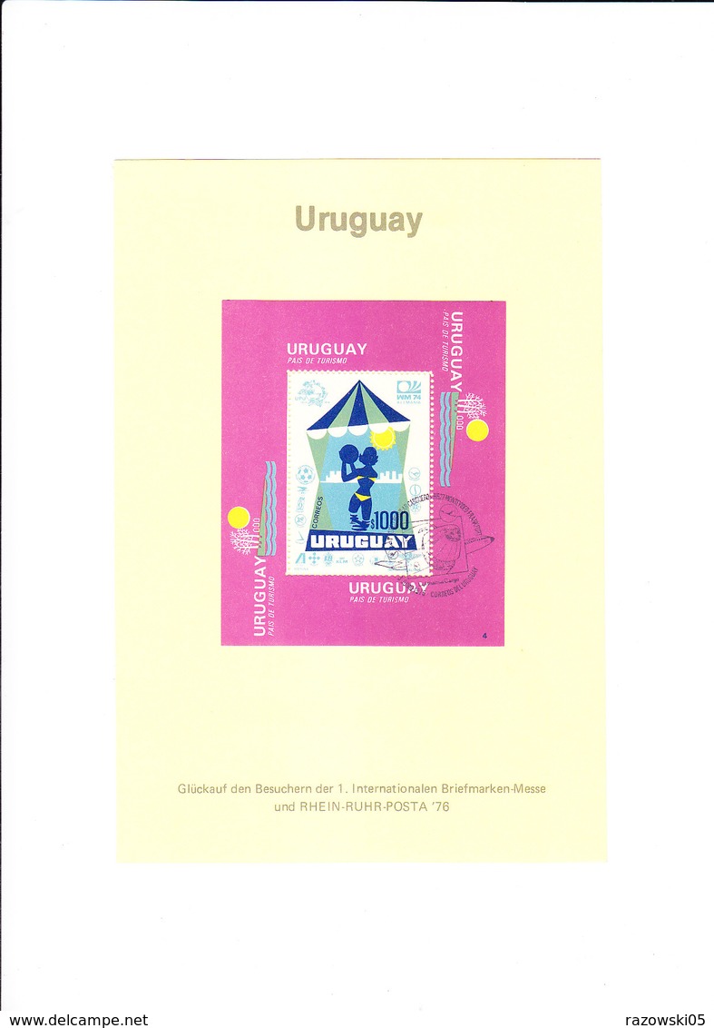 TIMBRE BLOC FEUILLET URUGUAY - Uruguay