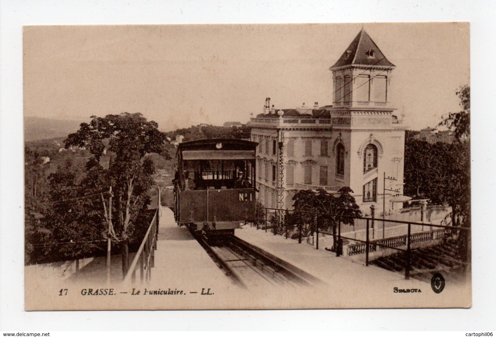 - CPA GRASSE (06) - Le Funiculaire - Editions Lévy N° 17 - - Grasse