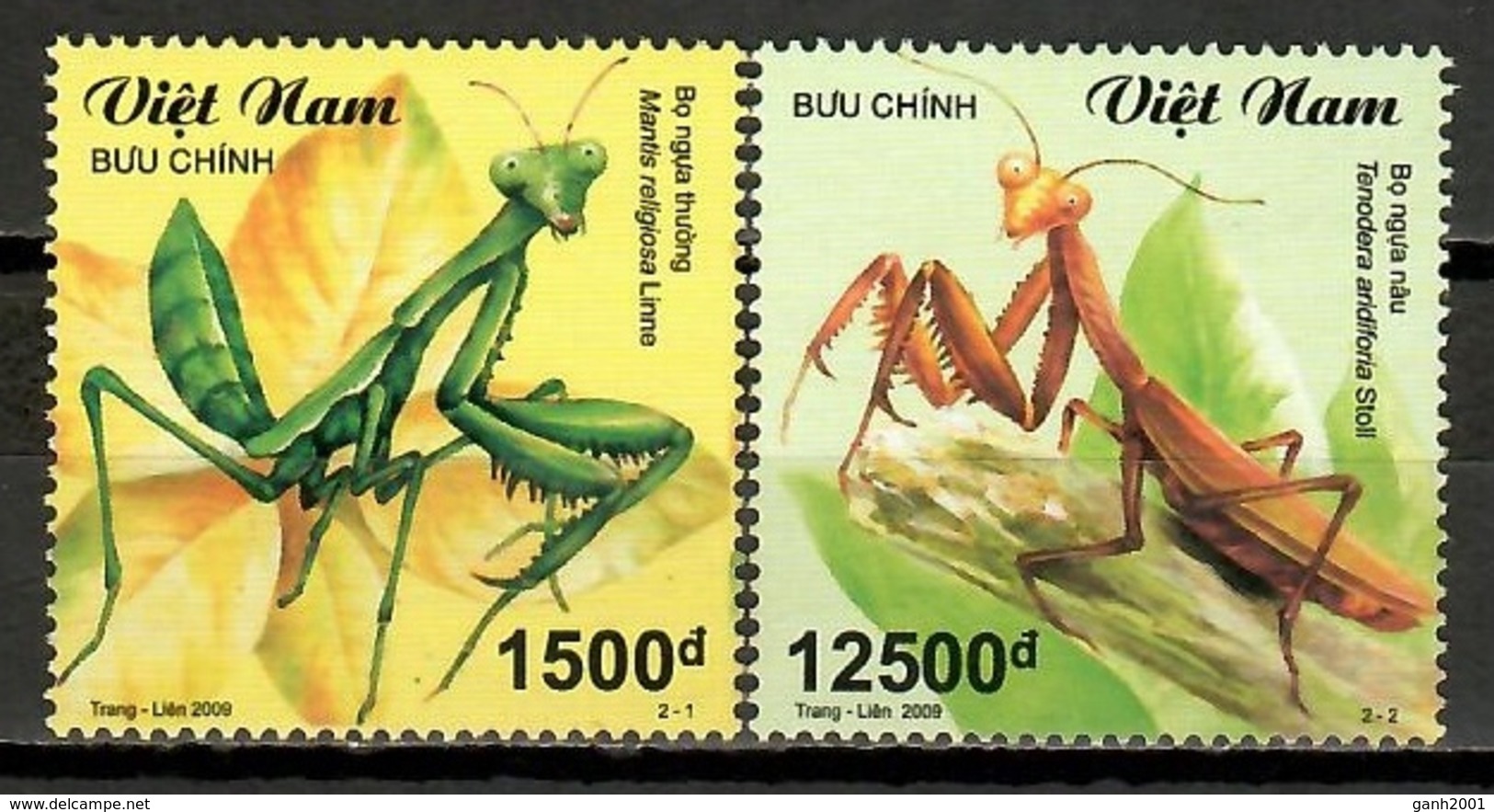 Viet Nam 2009 / Insects MNH Insectos Insekten / Cu10905  C5-31 - Autres & Non Classés