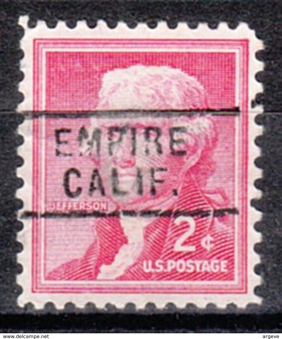 USA Precancel Vorausentwertung Preo, Locals California, Empire 729 - Préoblitérés