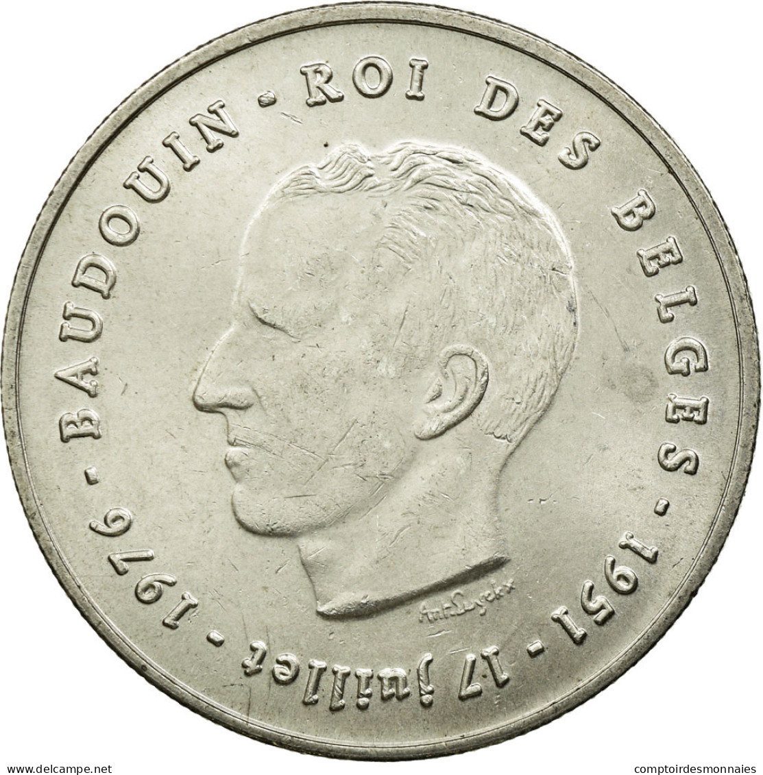 Monnaie, Belgique, 250 Francs, 250 Frank, 1976, TTB+, Argent, KM:157.1 - 250 Francs