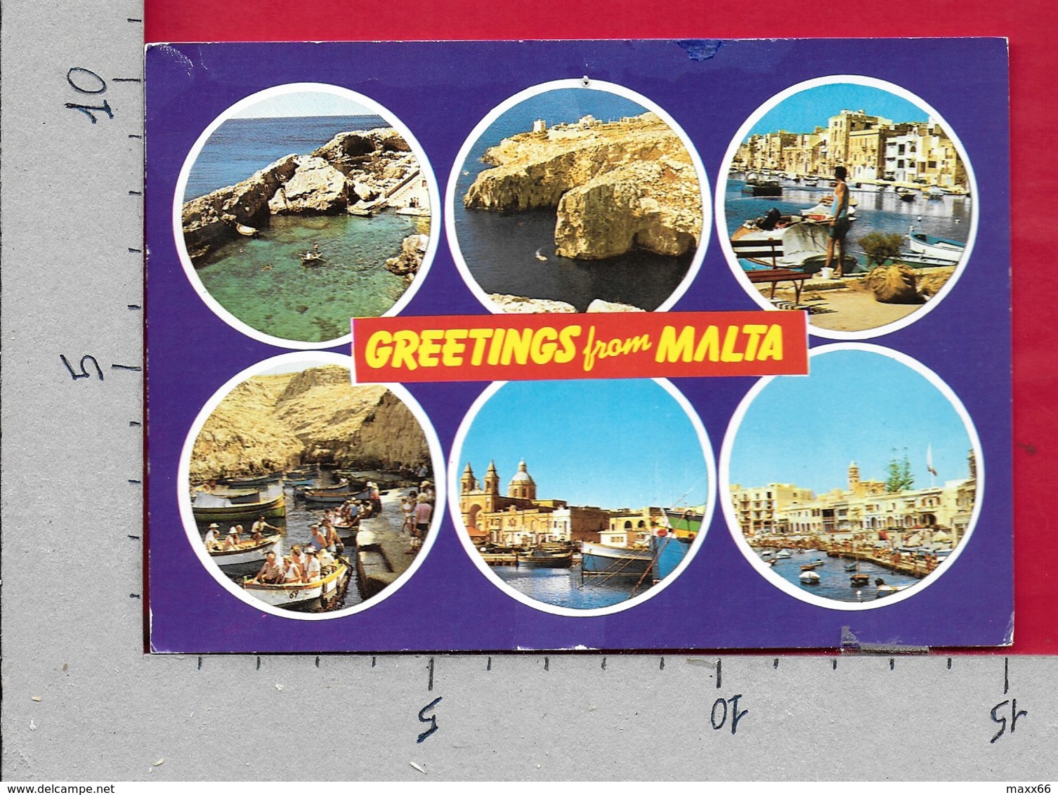 CARTOLINA VG MALTA - Saluti Da Malta - Vedutine Multivue - 10 X 15 - ANN. 2000 - Malta