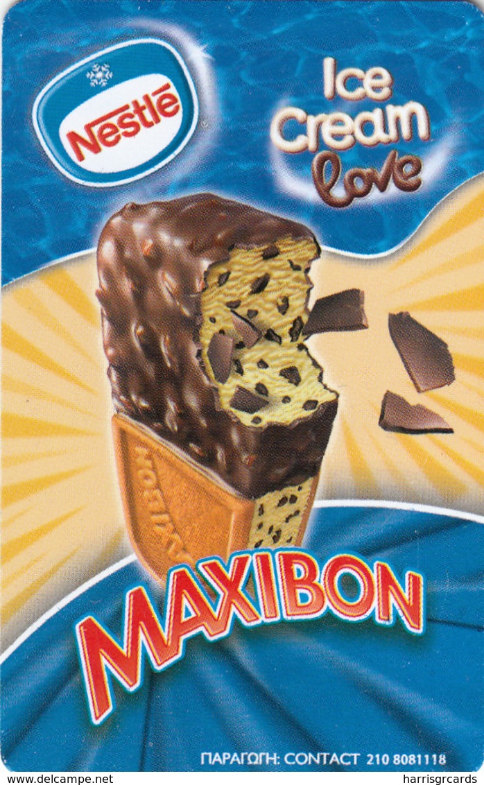 GREECE - Nestle Ice Cream 1 Maxibon ,x1898, Tirage 35.000, 07/05, Used - Grèce