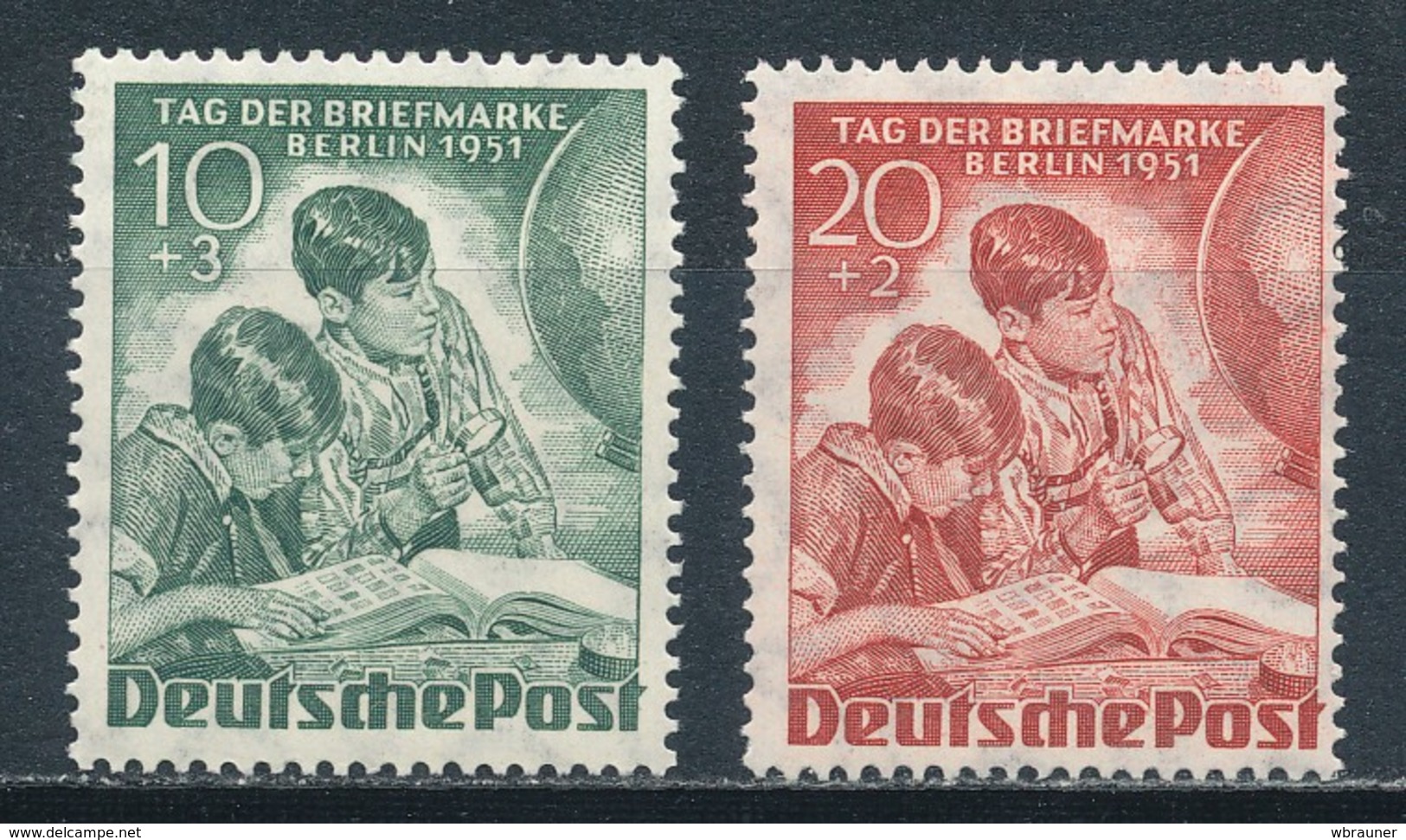 Berlin 80/81 ** Mi. 55,- - Unused Stamps