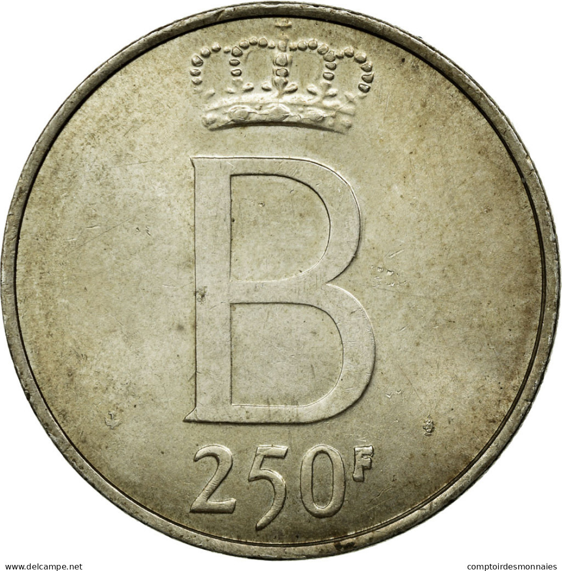 Monnaie, Belgique, 250 Francs, 250 Frank, 1976, Bruxelles, TTB+, Argent - 250 Francs
