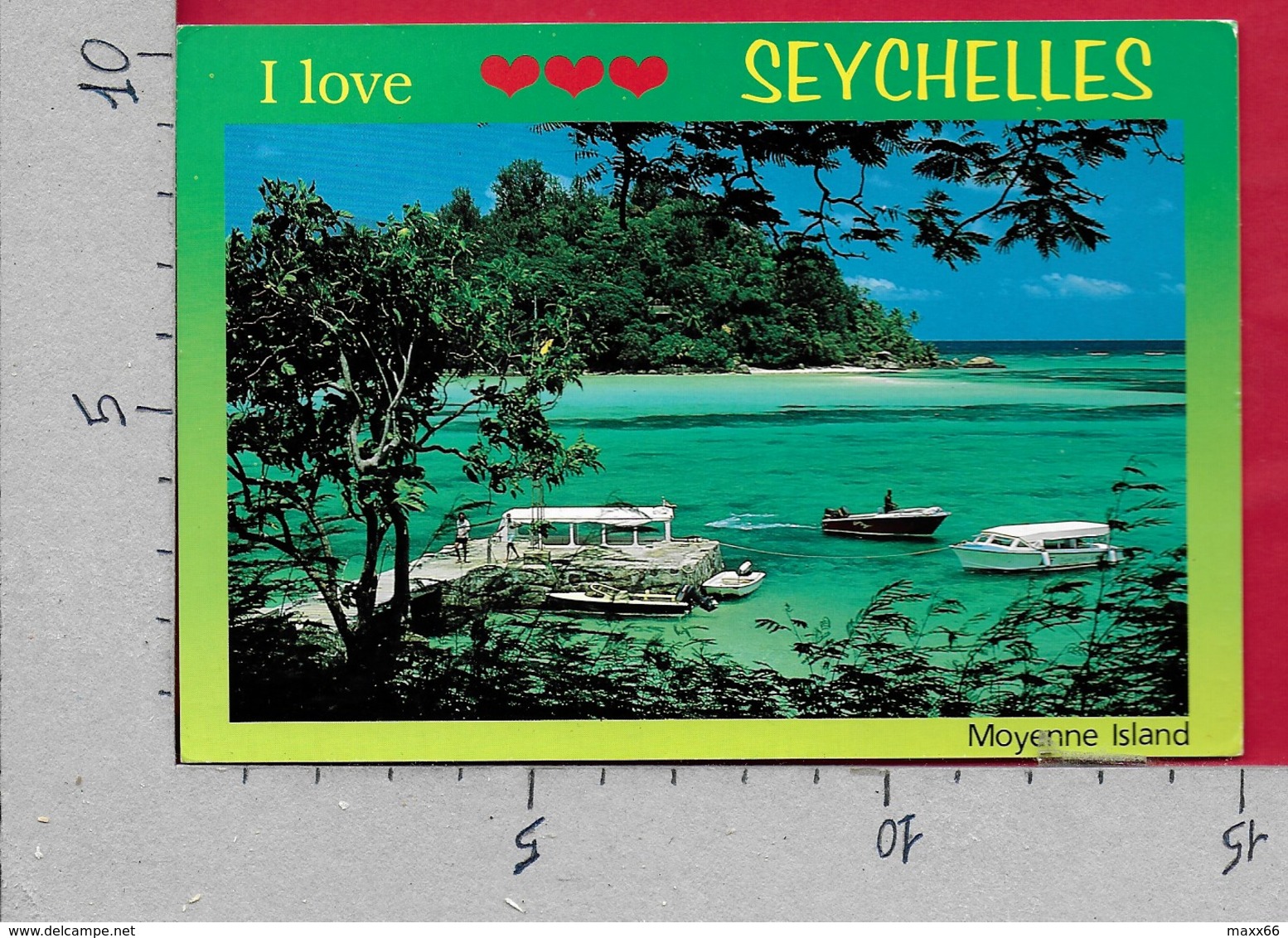 CARTOLINA VG SEYCHELLES - MAHE - Moyenne Island - 10 X 15 - ANN. 2000 - Seychelles