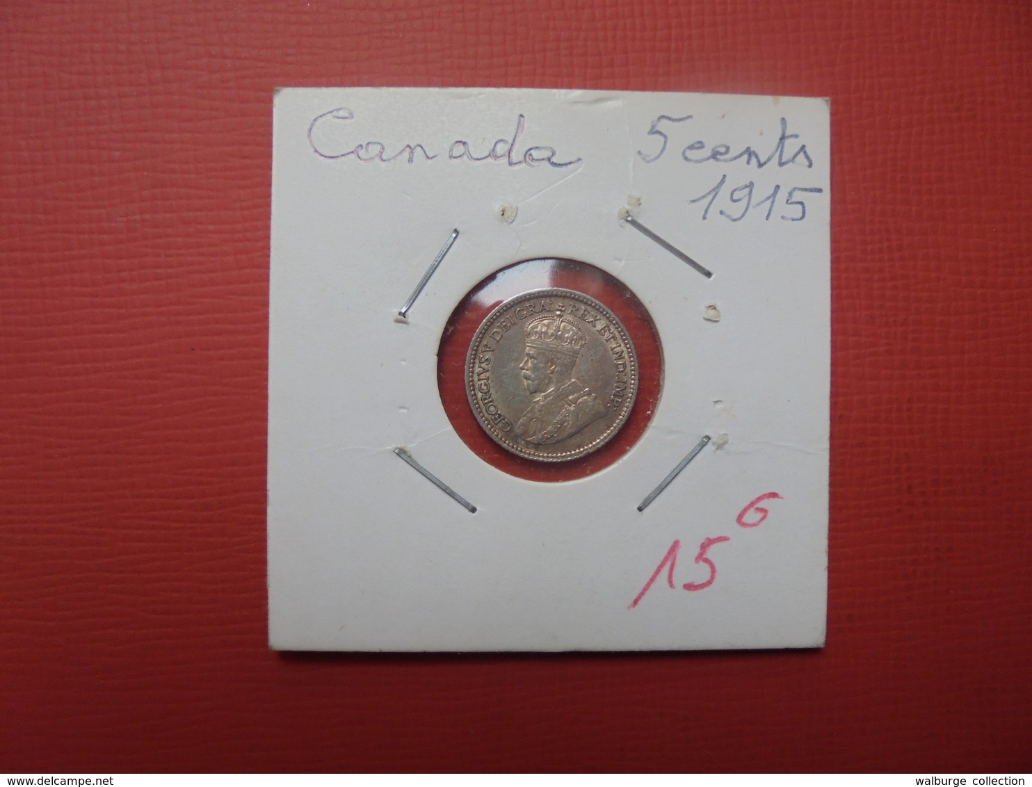 CANADA 5 CENTS 1915 ARGENT (A.2) - Canada