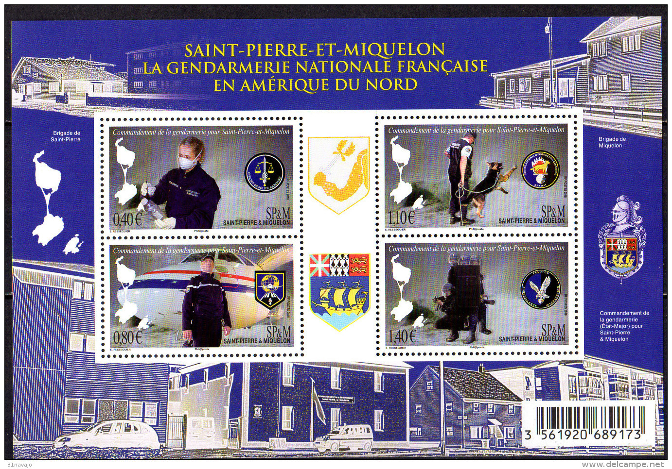 SAINT PIERRE ET MIQUELON - Métiers De La Gendarmerie Nationale - Ungebraucht